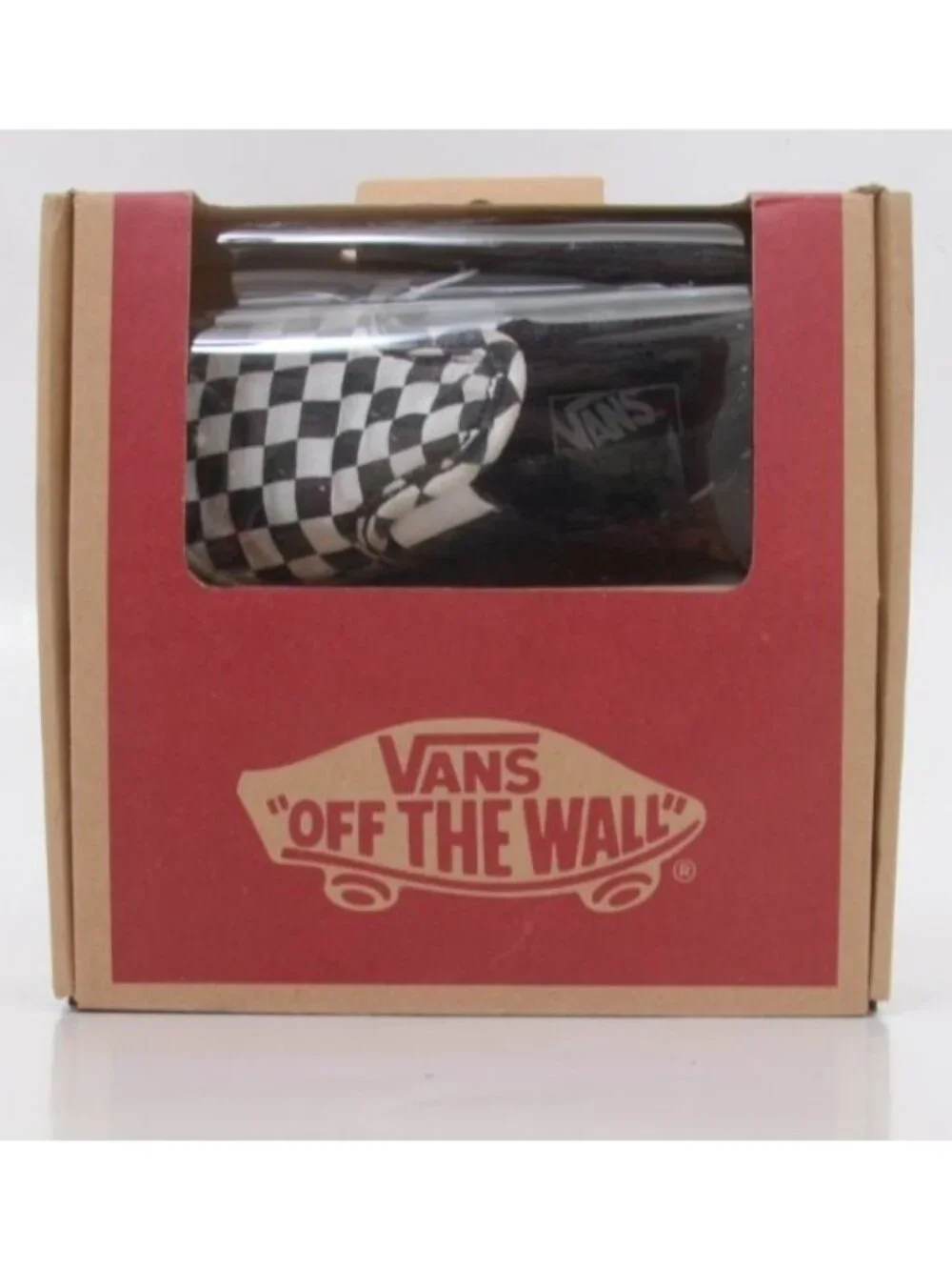 Vans INFANT Size 3 Slip-On V Crib Checkerboard Checker Black True White